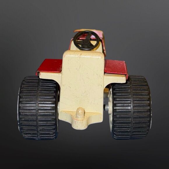 Vintage Tonka Garden Tractor No. 811002 Pressed Steel Plastic Red   A26 - Picture 6 of 10